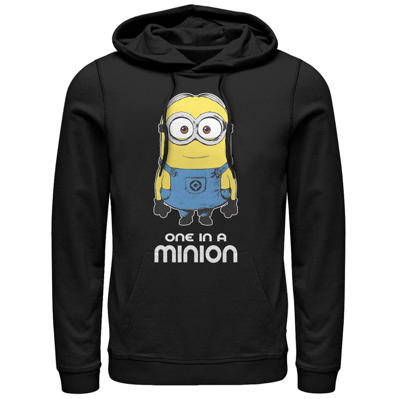 Men's Despicable Me One in Minion Pull Over Hoodie