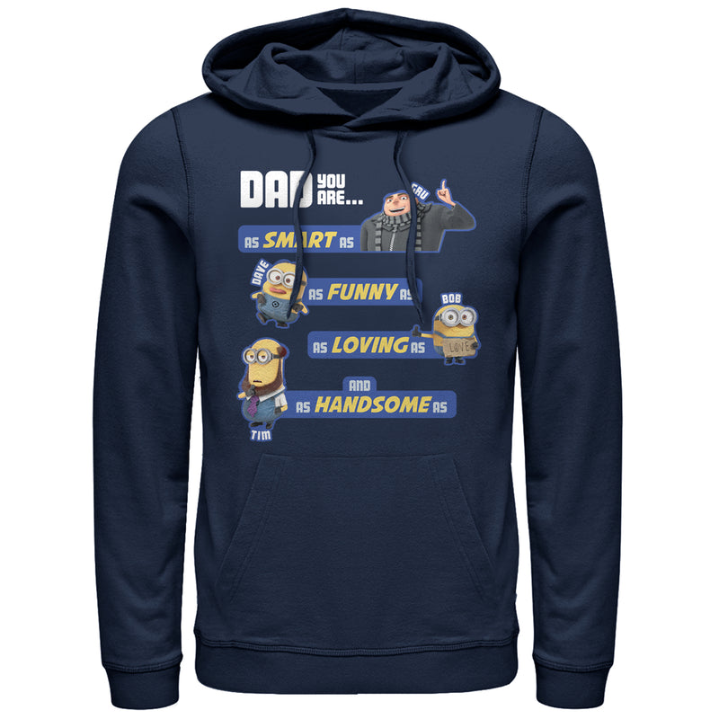 Men's Despicable Me Dad Best Qualities Pull Over Hoodie