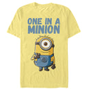 Men's Despicable Me Cute One in a Minion T-Shirt