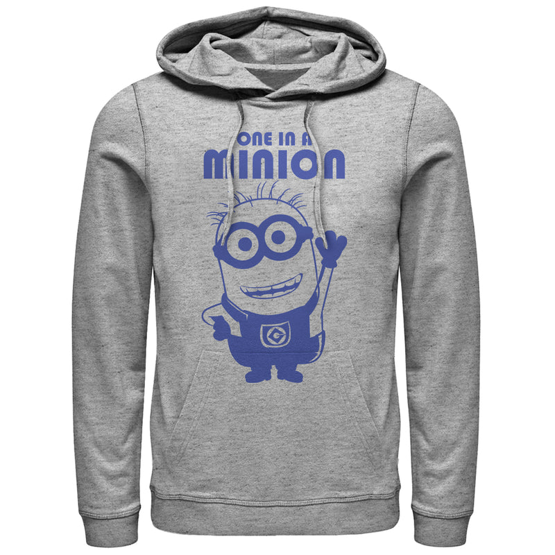 Men's Despicable Me One in Minion Wave Pull Over Hoodie