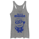 Women's Despicable Me One in Minion Wave Racerback Tank Top