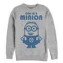 Men's Despicable Me One in Minion Smile Sweatshirt