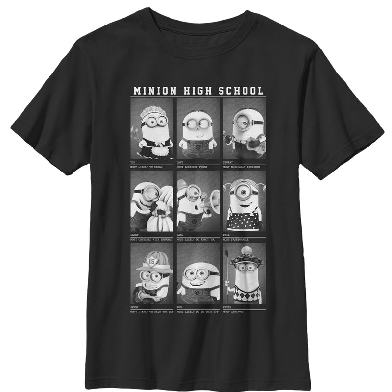 Boy's Despicable Me Minion Yearbook T-Shirt
