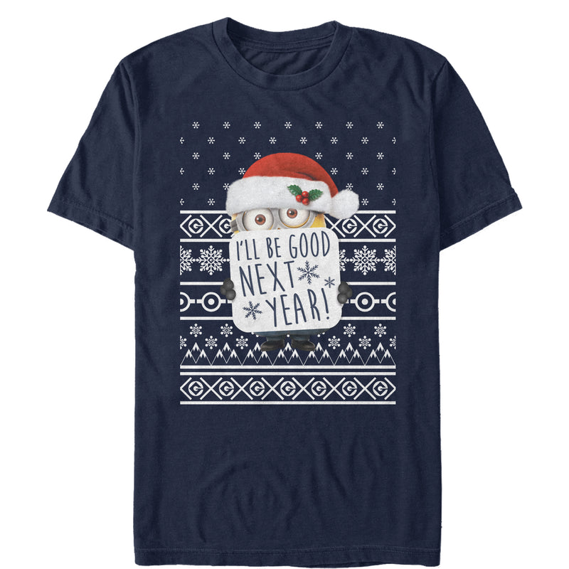 Men's Despicable Me Christmas Good Minion T-Shirt