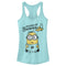 Junior's Despicable Me Minion Powered By Racerback Tank Top