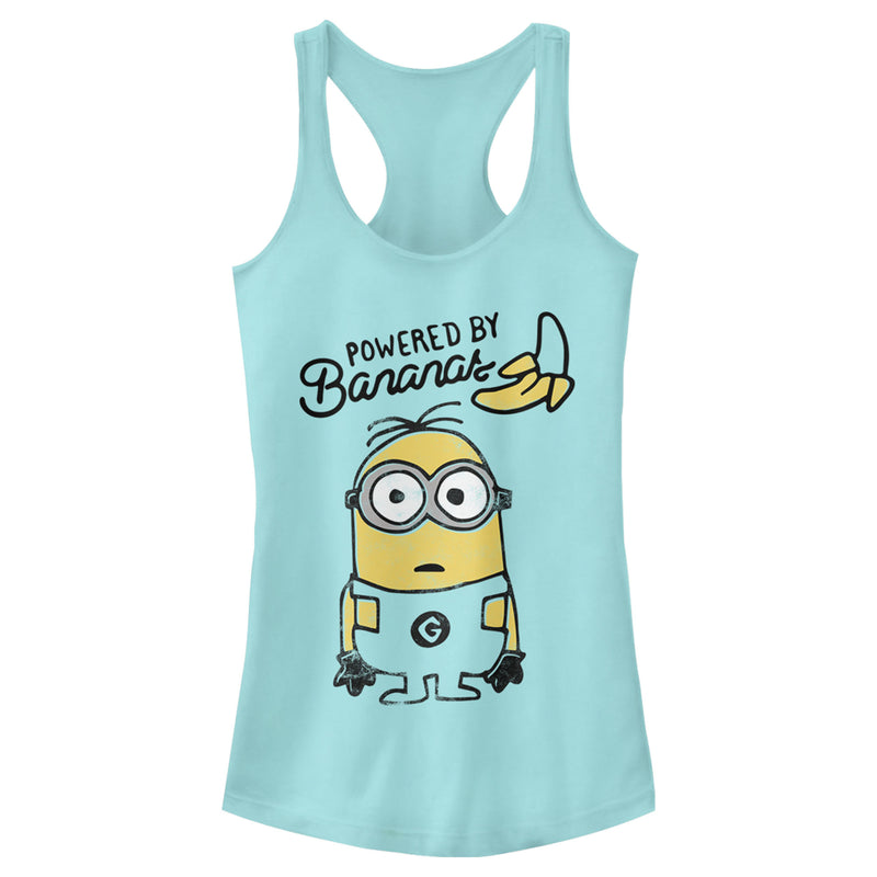 Junior's Despicable Me Minion Powered By Racerback Tank Top