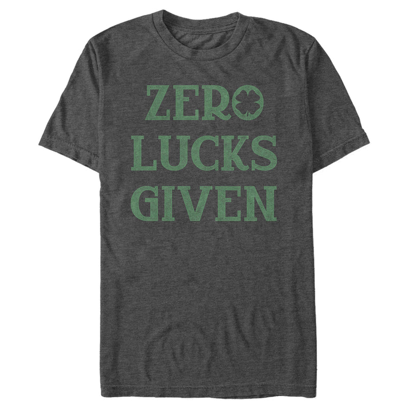 Men's Lost Gods St. Patrick's Day Zero Lucks Given T-Shirt