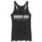 Women's Lost Gods Halloween Error 404 Costume Not Found Racerback Tank Top