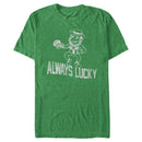 Men's Lost Gods St. Patrick's Day Always Lucky Distressed T-Shirt