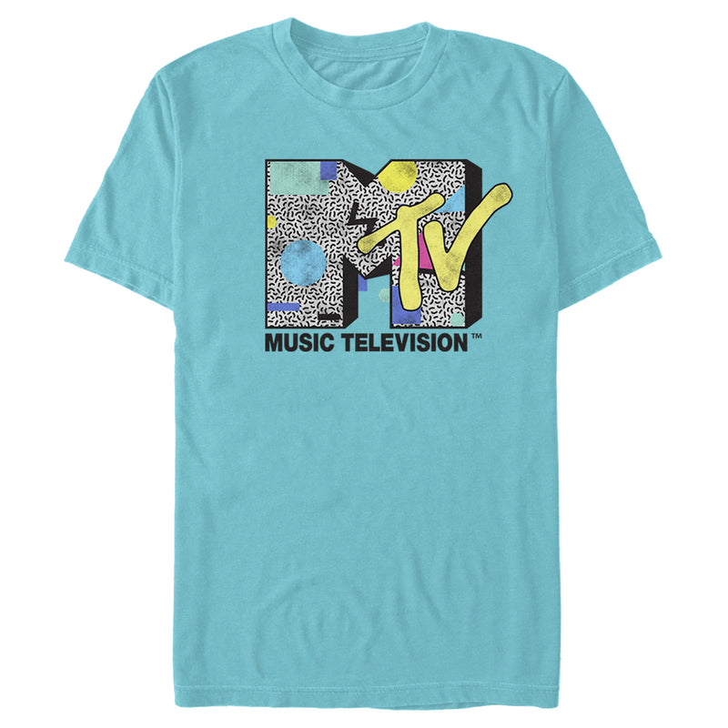Men's MTV Eighties Style Print Logo T-Shirt