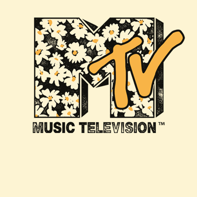 Men's MTV Floral Print Logo T-Shirt
