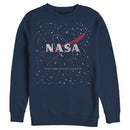 Men's NASA Circle Distressed Space Logo Sweatshirt