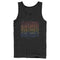 Men's NASA Rainbow Repeat Logo Tank Top