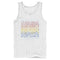 Men's NASA Rainbow Repeat Logo Tank Top