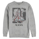 Men's NASA Color Pop Launch Edgy Palm Tree Sweatshirt