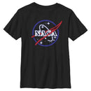 Boy's NASA Neon Sign Classic Logo T-Shirt