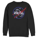 Men's NASA Neon Sign Classic Logo Sweatshirt