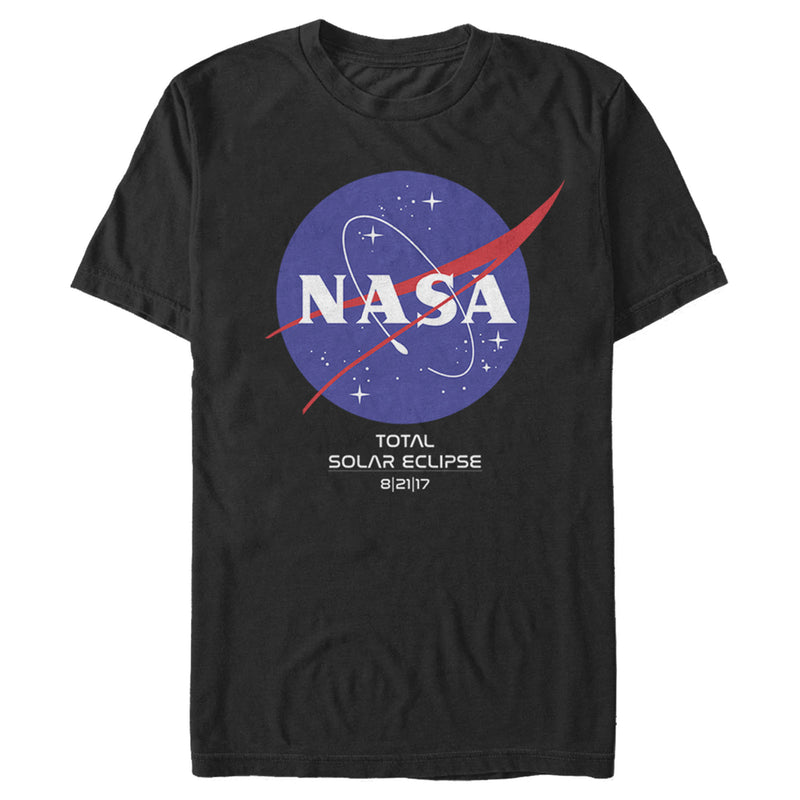 Men's NASA Classic Logo Total Solar Eclipse 2017 T-Shirt