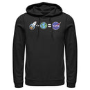 Men's NASA Emoji Space Equation Pull Over Hoodie