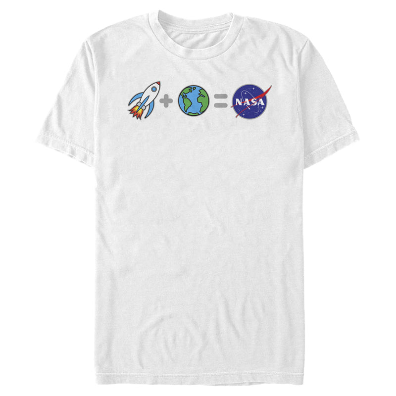 Men's NASA Emoji Space Equation T-Shirt