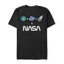 Men's NASA Emoji Space Logo Equation T-Shirt