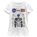 Girl's NASA U.S.A. Astronaut Suit Costume T-Shirt