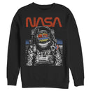 Men's NASA Astronaut Moon Reflection Vintage Retro Sweatshirt