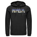 Men's NASA Desert Landscape Logo Pull Over Hoodie