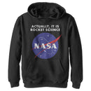 Boy's NASA Rocket Science Logo Pull Over Hoodie