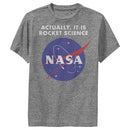 Boy's NASA Rocket Science Logo Performance Tee