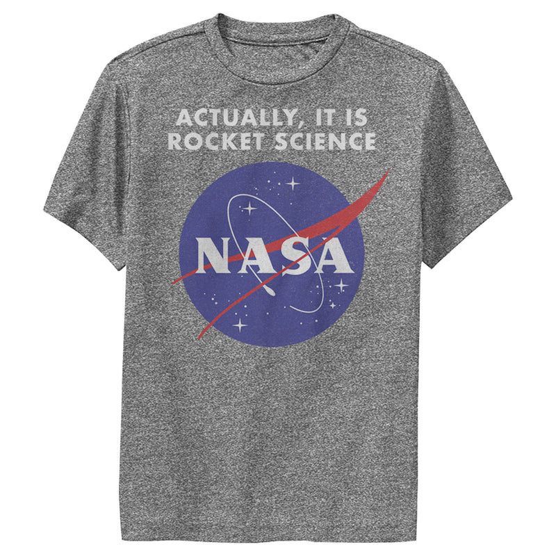 Boy's NASA Rocket Science Logo Performance Tee