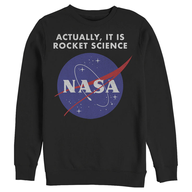 Men's NASA Rocket Science Logo Sweatshirt