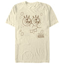 Men's SpongeBob SquarePants Smiling Face T-Shirt