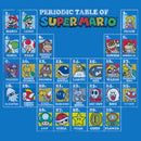 Men's Nintendo Periodic Table of Super Mario Pull Over Hoodie