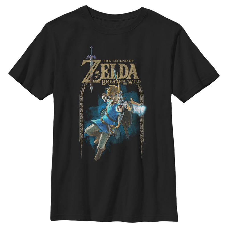 Boy's Nintendo Legend of Zelda Breath of the Wild Arch T-Shirt
