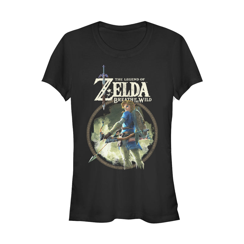 Junior's Nintendo Legend of Zelda Breath of the Wild Circle T-Shirt