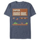 Men's Nintendo Super Mario Bros. Logo Gameplay T-Shirt