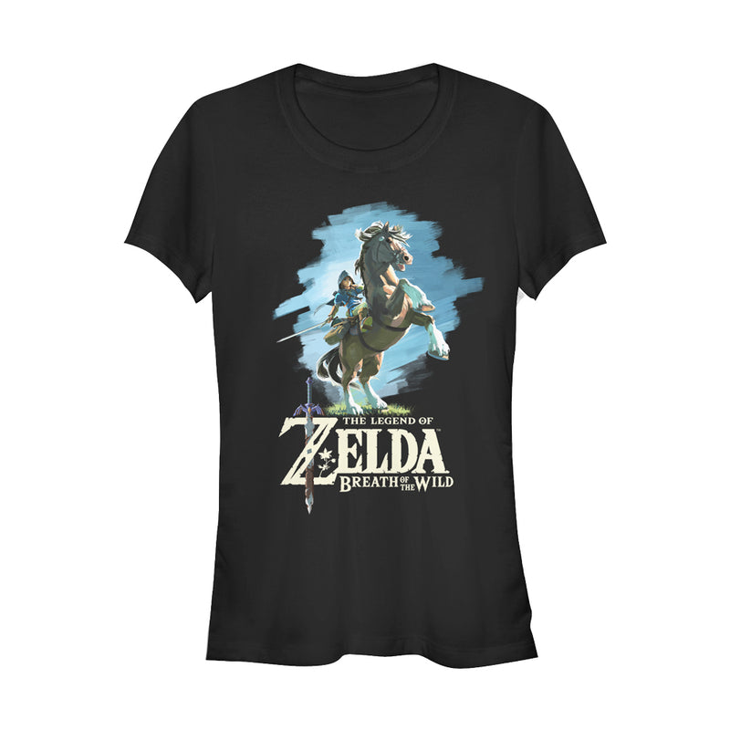 Junior's Nintendo Legend of Zelda Breath of the Wild Link Epona T-Shirt