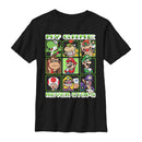 Boy's Nintendo My Game Never Stops Mario Brothers T-Shirt
