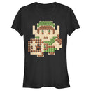Junior's Nintendo Zelda 8-Bit Map Link T-Shirt