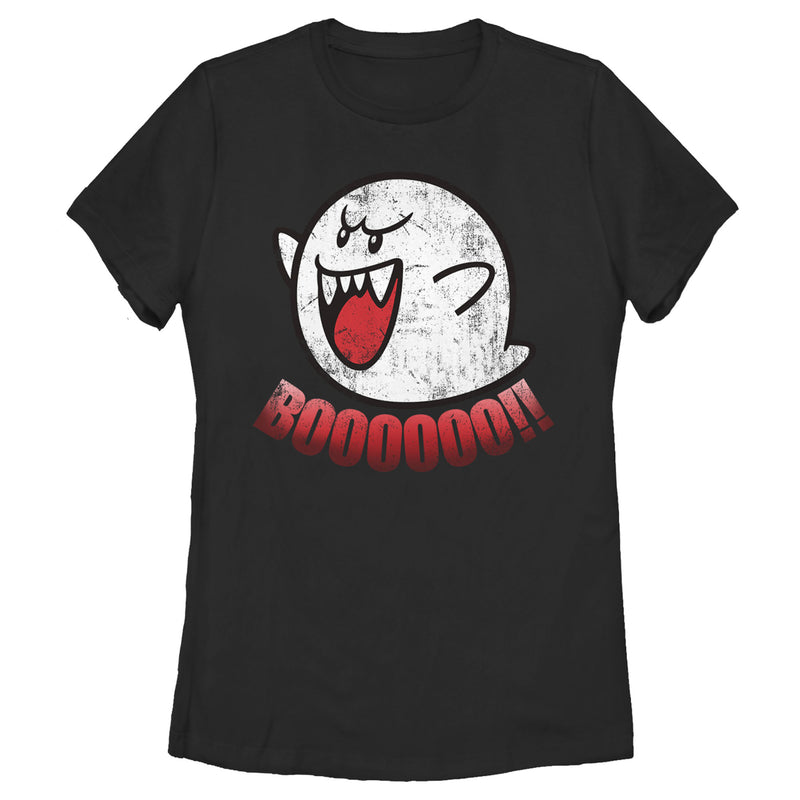 Women's Nintendo Retro Boo Ghost T-Shirt