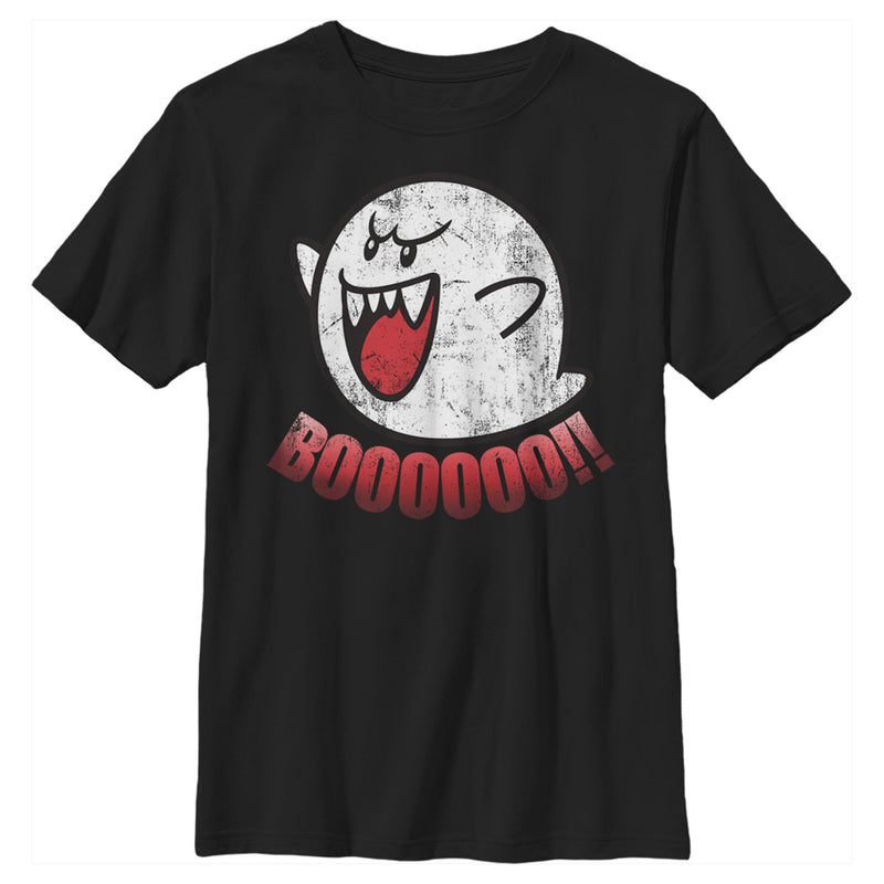 Boy's Nintendo Retro Boo Ghost T-Shirt