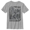 Boy's Nintendo Metroid Samus Aran Stripe T-Shirt