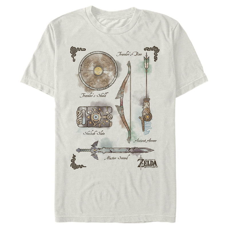 Men's Nintendo Zelda Quest Gear Array T-Shirt