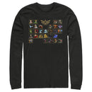 Men's Nintendo Legend of Zelda Ocarina Periodic Table Long Sleeve Shirt