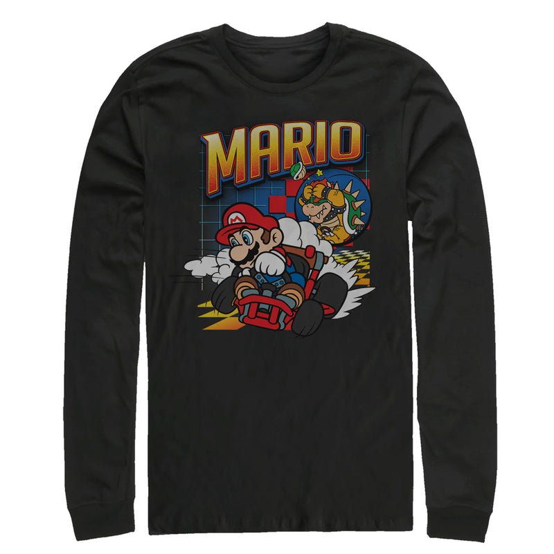Men's Nintendo Mario Kart Winner Long Sleeve Shirt