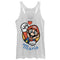 Women's Nintendo Mario Heart Portrait Racerback Tank Top