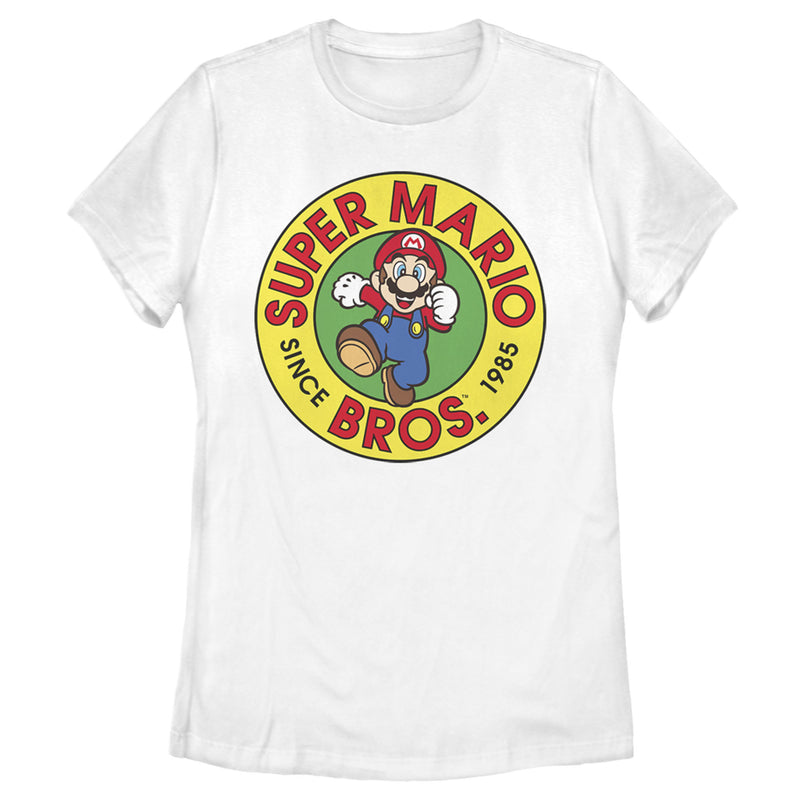 Women's Nintendo Super Mario Bros Since 1985 Badge T-Shirt