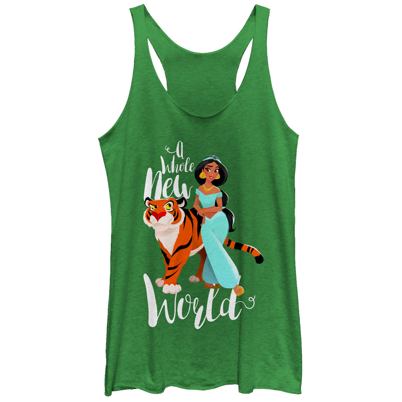 Women's Aladdin Whole New World Racerback Tank Top