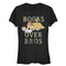 Junior's Beauty and the Beast Books Over Bros T-Shirt